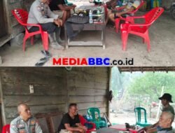 Dengar Langsung Aspirasi Warga, Polsek Lalan Gelar Giat Prioritas Kapolri di Desa Bumi Agung