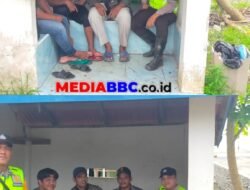Sambangi Warga Bandar Agung, Bhabinkamtibmas Polsek Lalan Sosialisasikan Layanan 110 dan Bahaya Karhutla