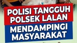 Wujud Nyata Polisi Tangguh: Kapolsek Lalan Ipda Mustafa Fajri Dorong Pelayanan Publik dan Kepedulian Sosial Warga