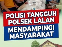 Wujud Nyata Polisi Tangguh: Kapolsek Lalan Ipda Mustafa Fajri Dorong Pelayanan Publik dan Kepedulian Sosial Warga