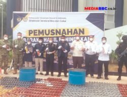 Bea Cukai Sumbagtim Musnahkan 22 Juta Batang Rokok Ilegal, Selamatkan Potensi Kerugian Negara Rp20,56 Miliar