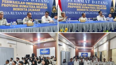 Ombudsman RI Lakukan Monitoring dan Pengawasan Layanan Pemasyarakatan di Rutan Kelas I Palembang