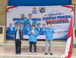 Ketum DPP KNPI Saad Budiman Lubis Bersama Jajaran Gelar Apel Sumpah Pemuda ke-98 Di Plataran Gedung DPP KNPI