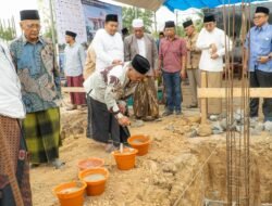 Peletakan Batu Pertama STIT Darul Ulum Lampung Dimulai, Masjid Dibangun Sebagai Fondasi Awal Kampus
